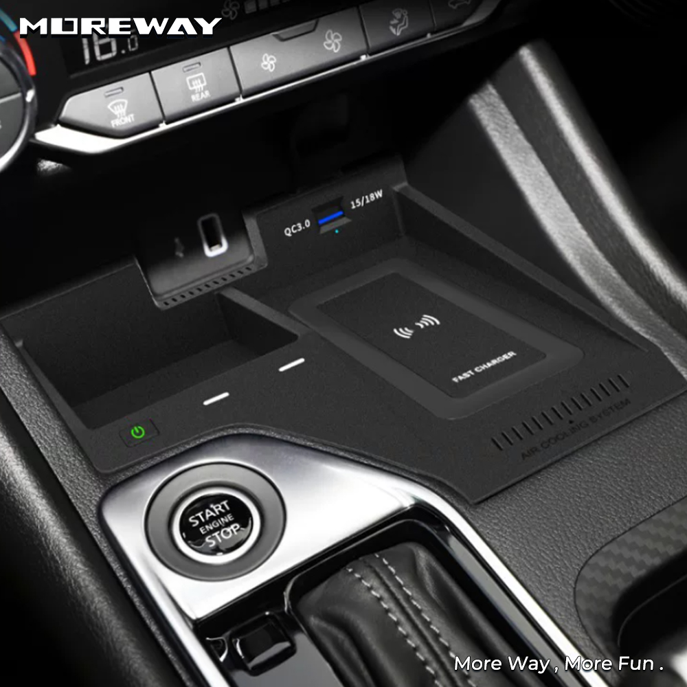 Wireless Car Charger Mount Fast Charging - Supporto per Telefono Auto con Caricatore