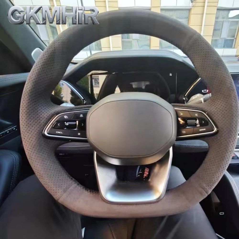 Car Steering Wheel Cover Anti Slip Breathable - Personalizzazione Coprivolante per auto Accessori Cucito