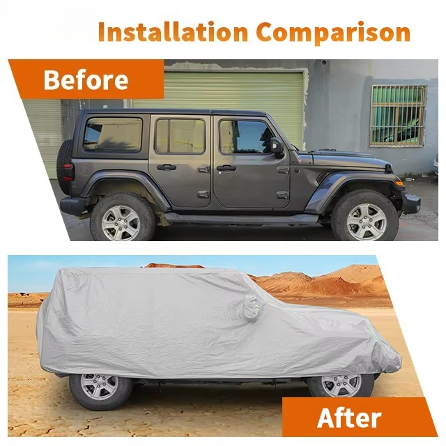 Car Accessories - Telo protettivo impermeabile per auto, adatto