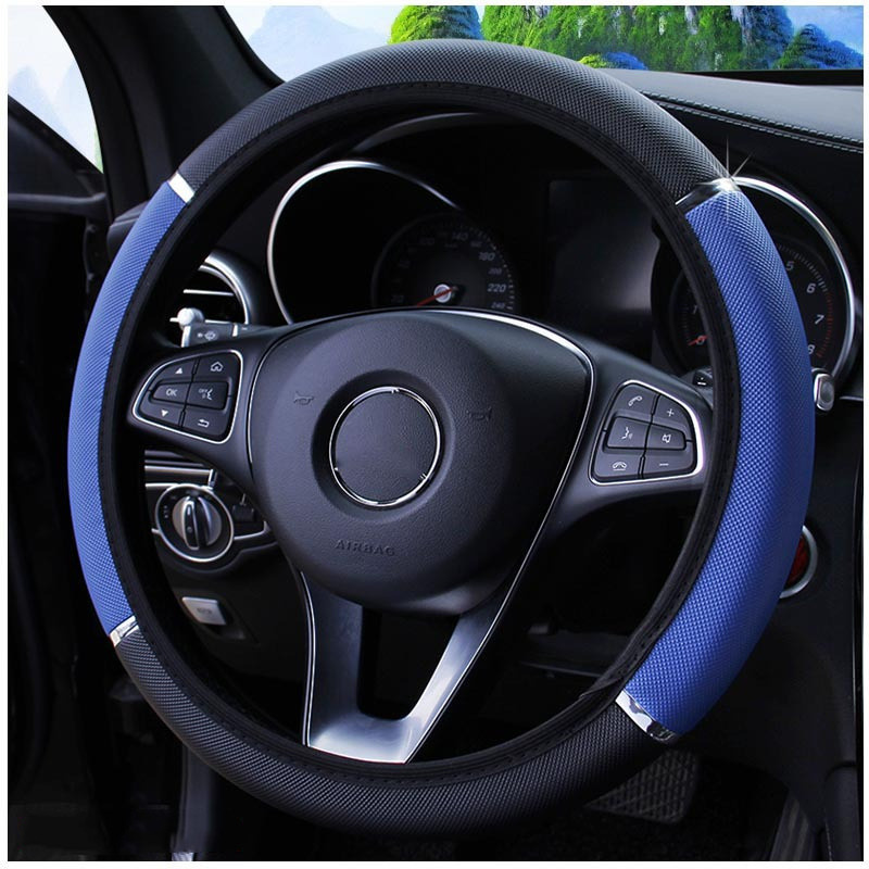 Car Steering Wheel Cover Anti Slip Breathable - Nuovo Coprivolante Universale Antiscivolo in Pelle
