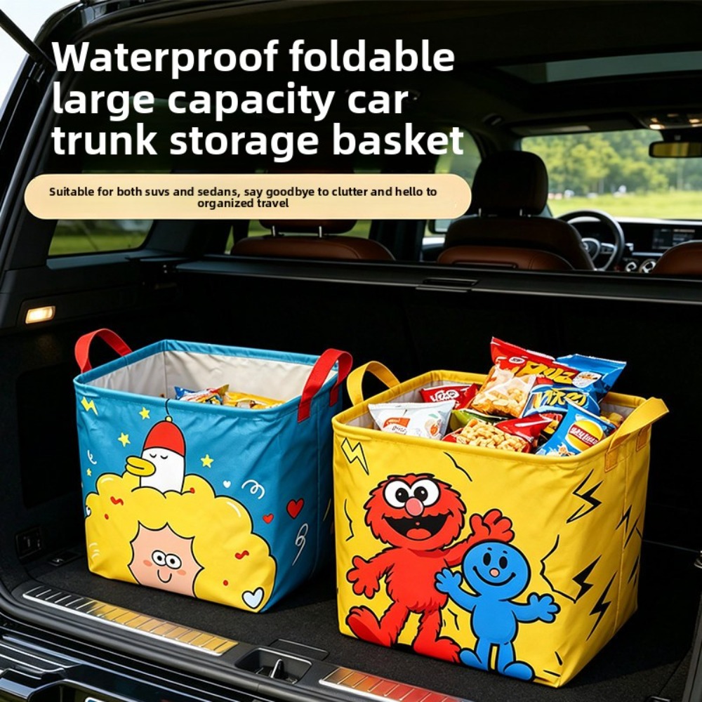 Car Trunk Organizer Foldable Storage Box - 1 pz Contenitore Pieghevole per Bagagliaio