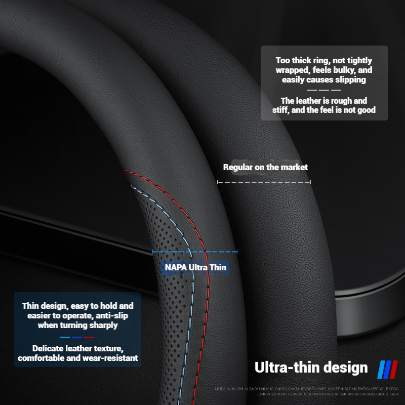 Coprivolante per auto in pelle - Car Steering Wheel Cover Anti Slip Breathable recensione e prezzo