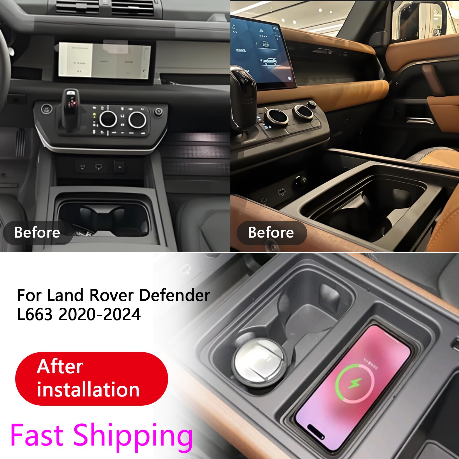 Caricatore wireless per cellul - Wireless Car Charger Mount Fast Charging recensione e prezzo