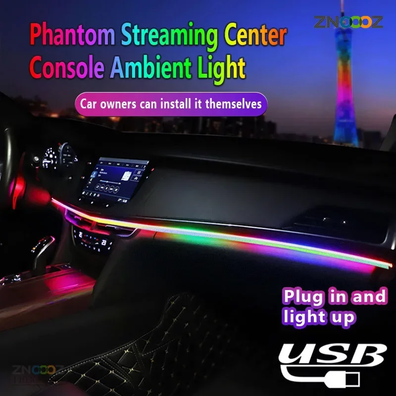 ZNOOOZ 140cm luci ambientali p - Led Ambient Interior Car Lights App Control recensione e prezzo