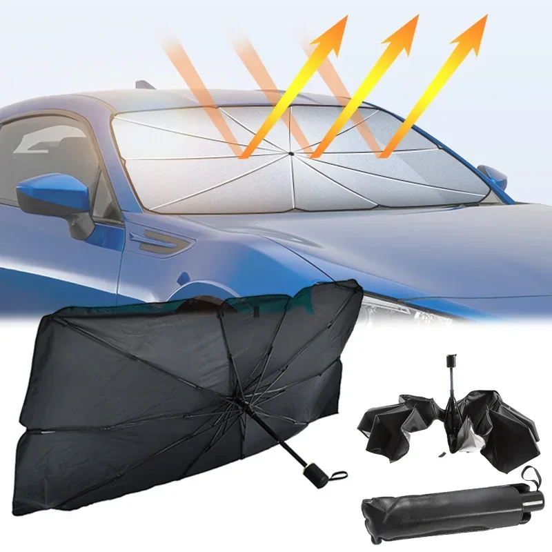 Parasole per Parabrezza Auto,  - Car Sunshade Windshield Umbrella Foldable recensione e prezzo