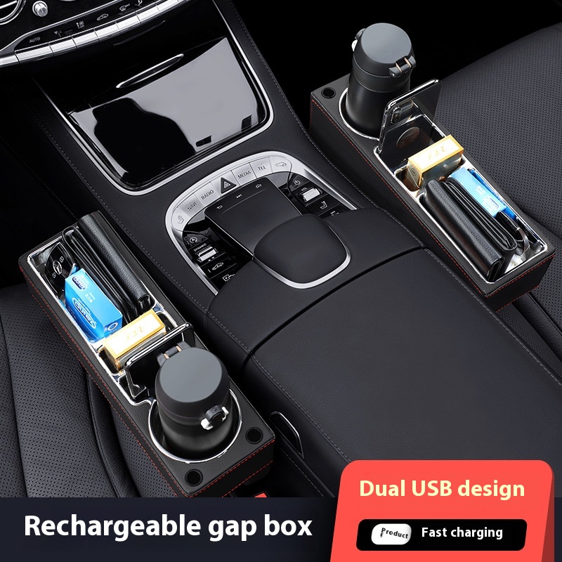 Organizer per riempimento Gap  - Seat Gap Filler Organizer With Usb Charger recensione e prezzo