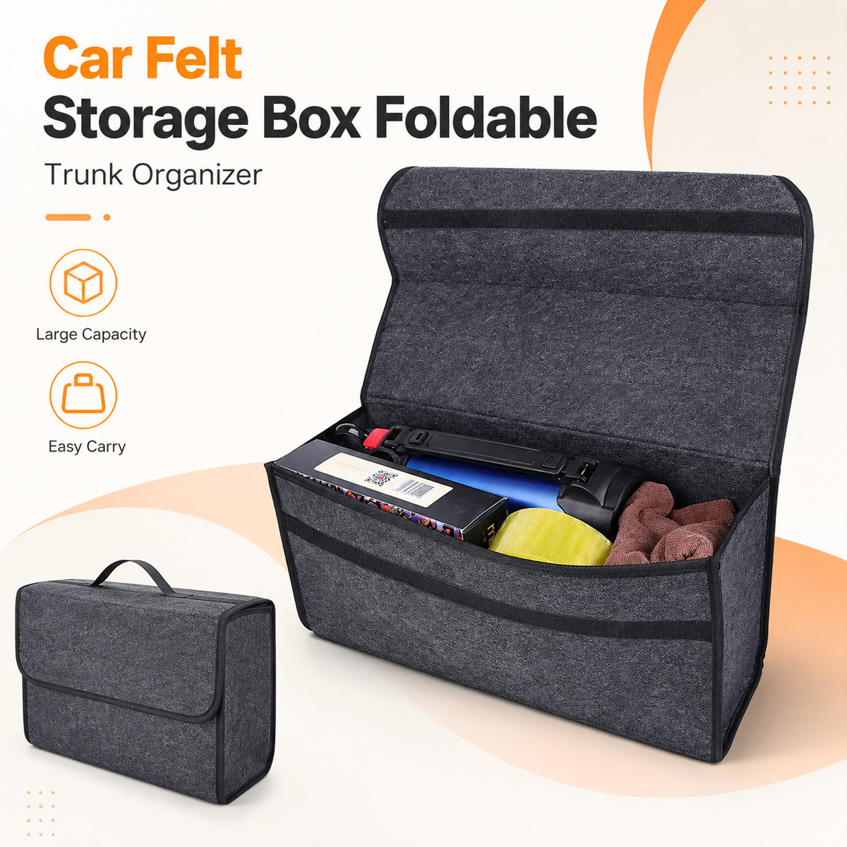 YONGRUN Scatola Pieghevole in  - Car Trunk Organizer Foldable Storage Box recensione e prezzo