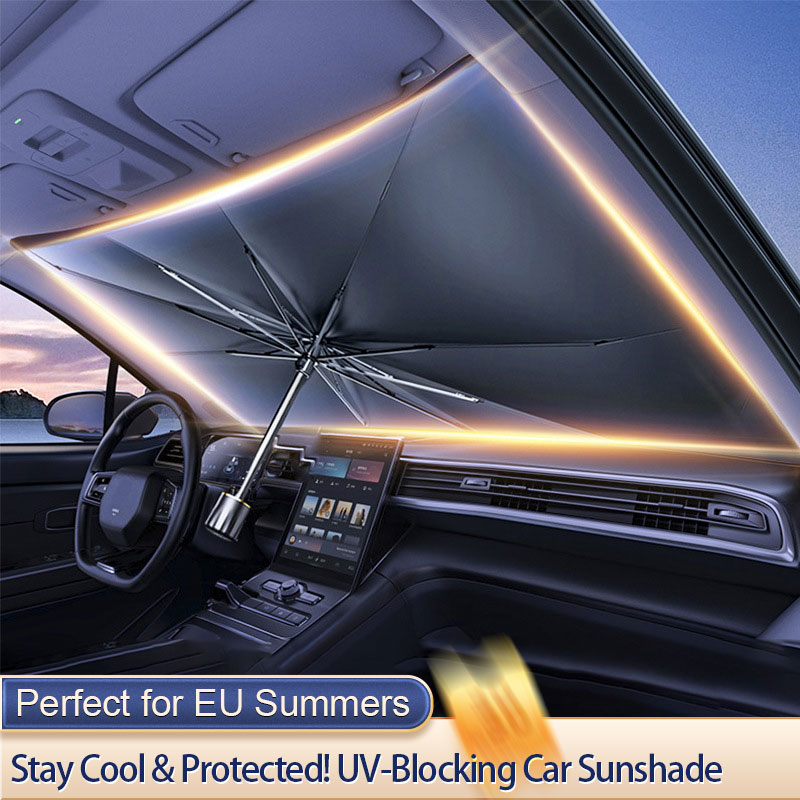 Ombrellone parasole per auto P - Car Sunshade Windshield Umbrella Foldable recensione e prezzo