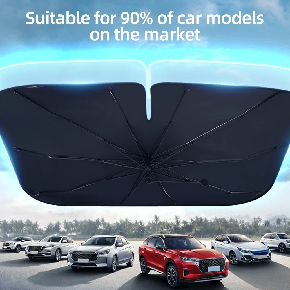Ombrellone parasole per auto P - Car Sunshade Windshield Umbrella Foldable recensione e prezzo