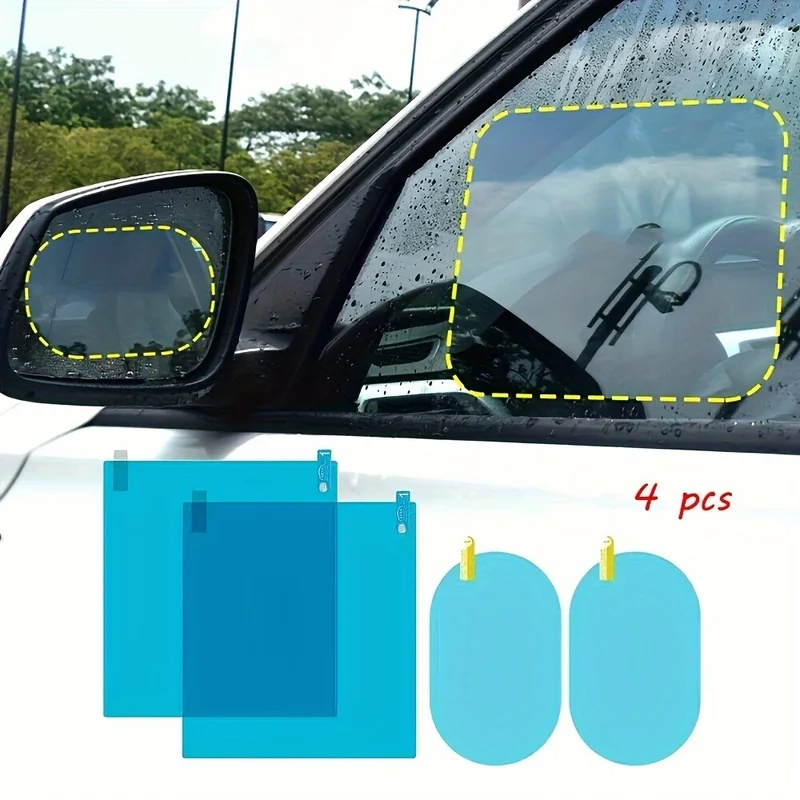 4 pezzi di pellicola protettiv - Anti Glare Car Rearview Mirror Film recensione e prezzo