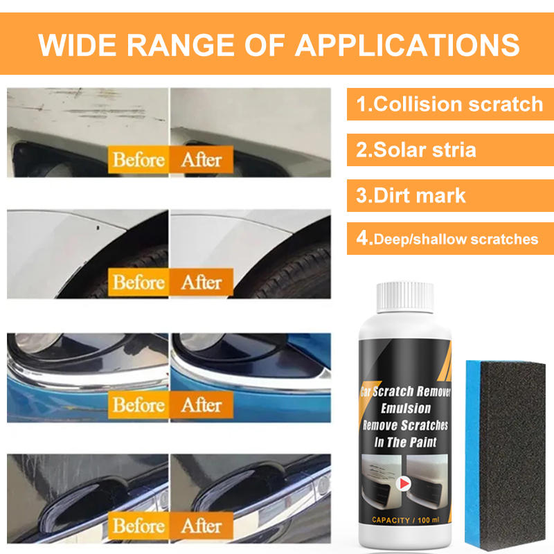 Strumenti per la cura della ve - Car Scratch Repair Polishing Wax Paste recensione e prezzo